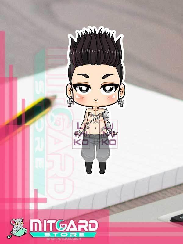 BIGBANG Tae Yang Sticker vinil adhesive anime by Limiko’s Art - 1